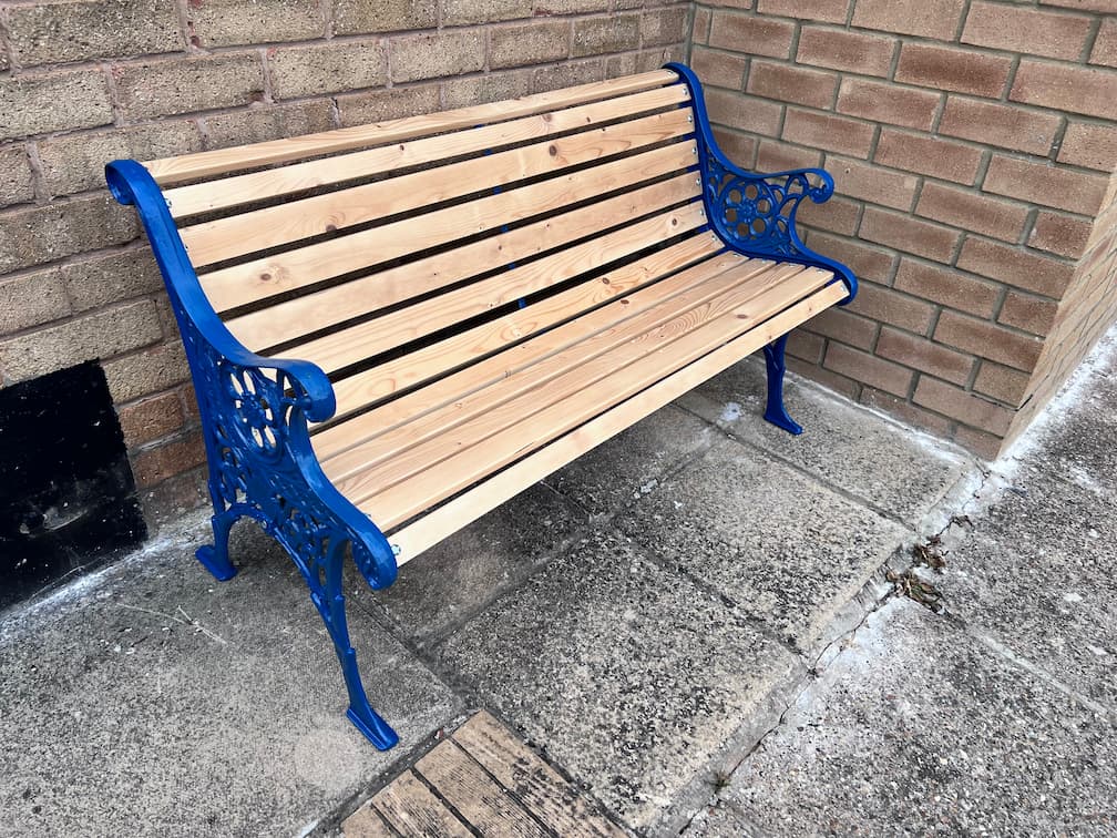 Refurbished bench